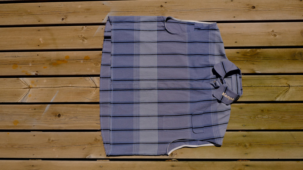 Chemise sans manches A rayure Brume Lunaire