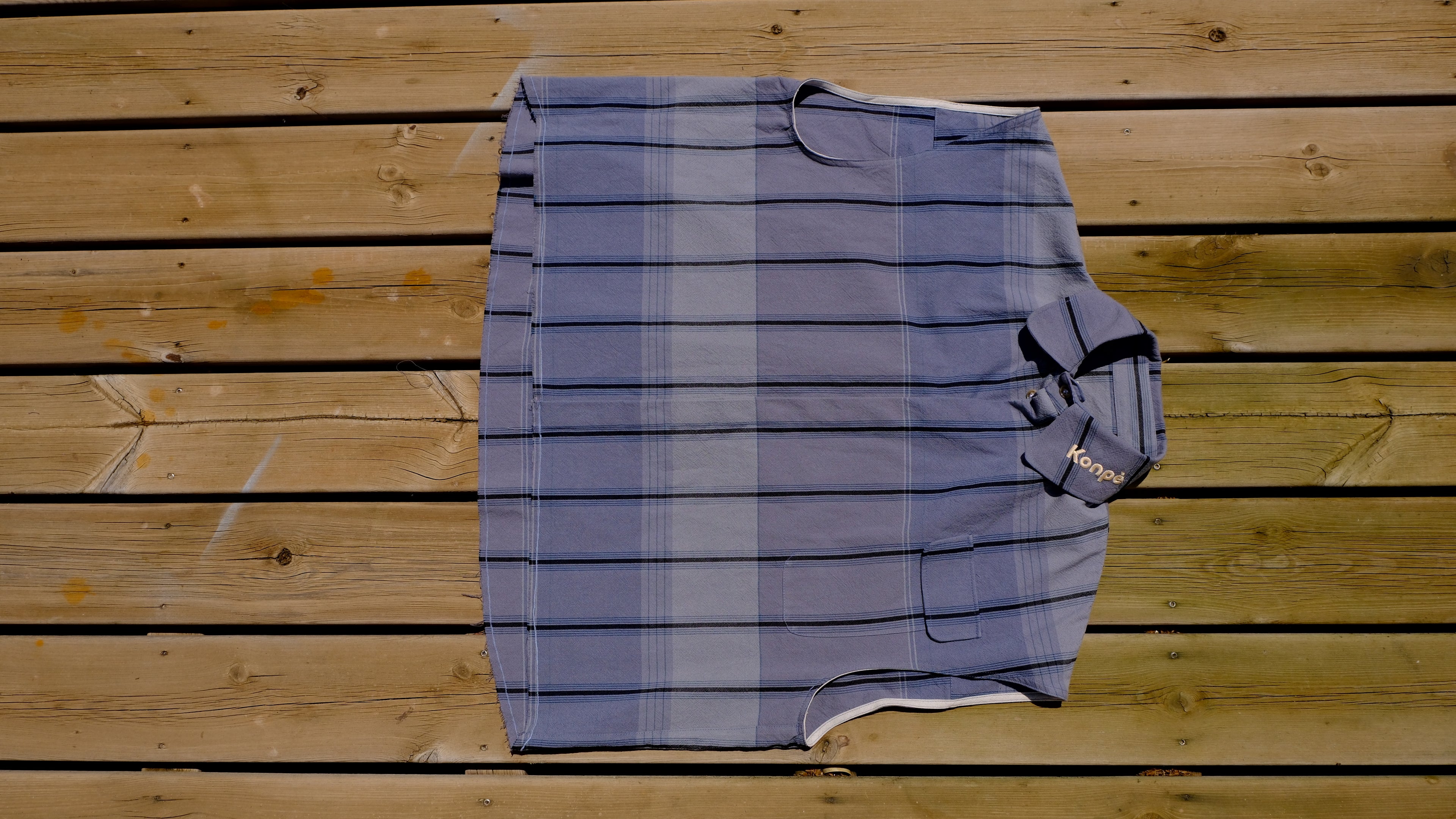 Chemise sans manches A rayure Brume Lunaire