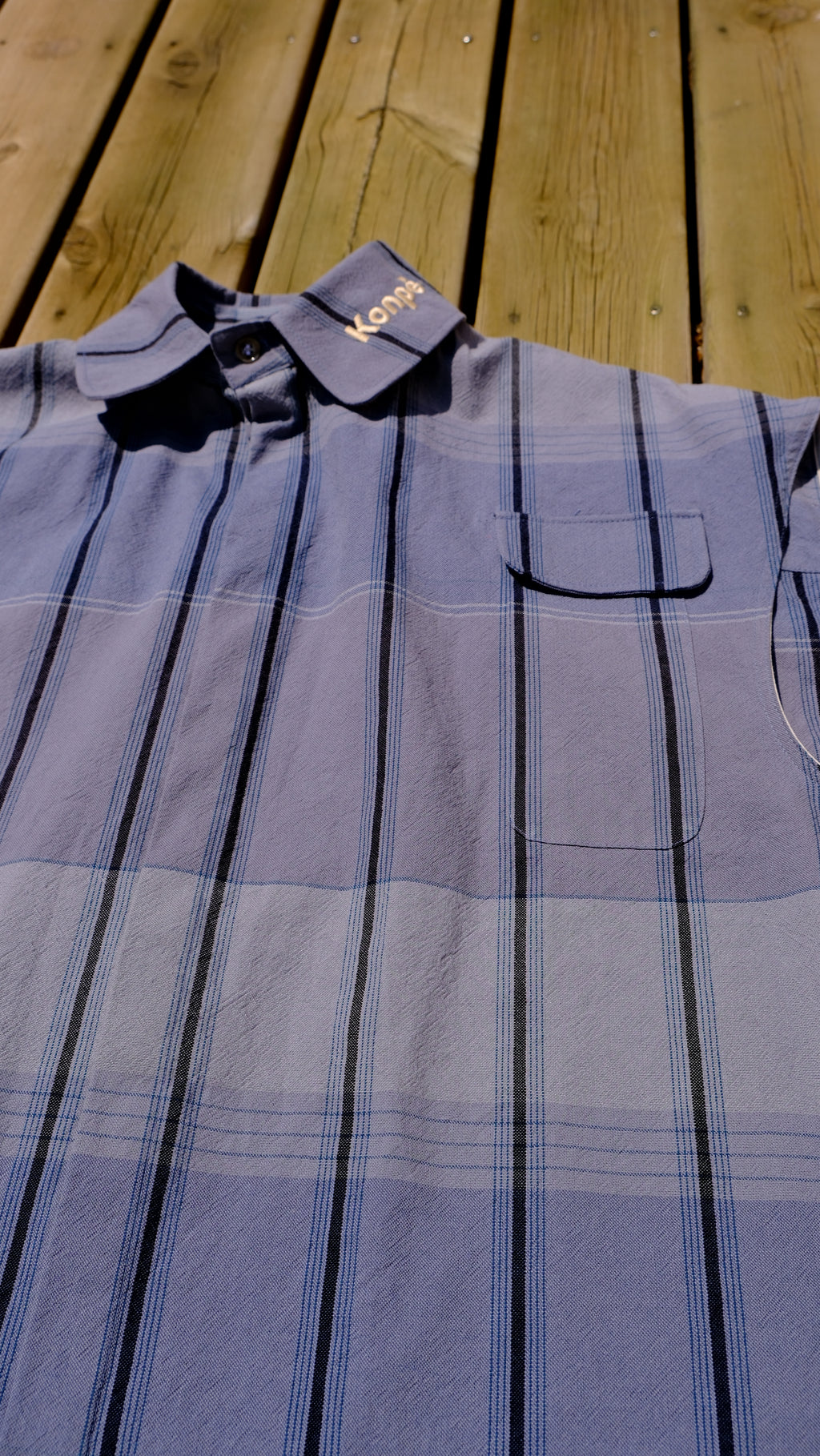 Chemise sans manches A rayure Brume Lunaire
