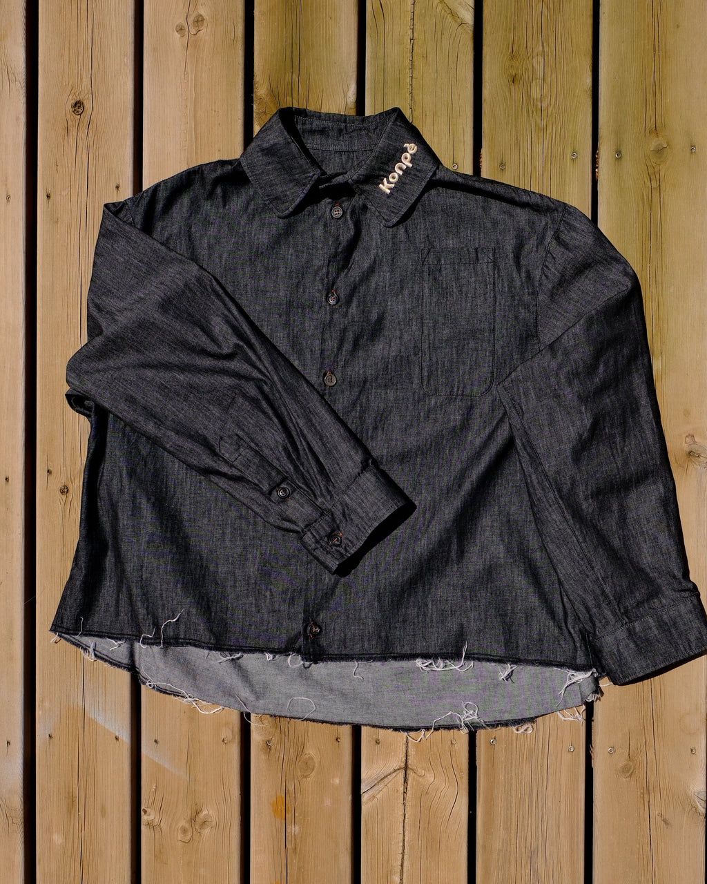 chemise oversized Gris Granit