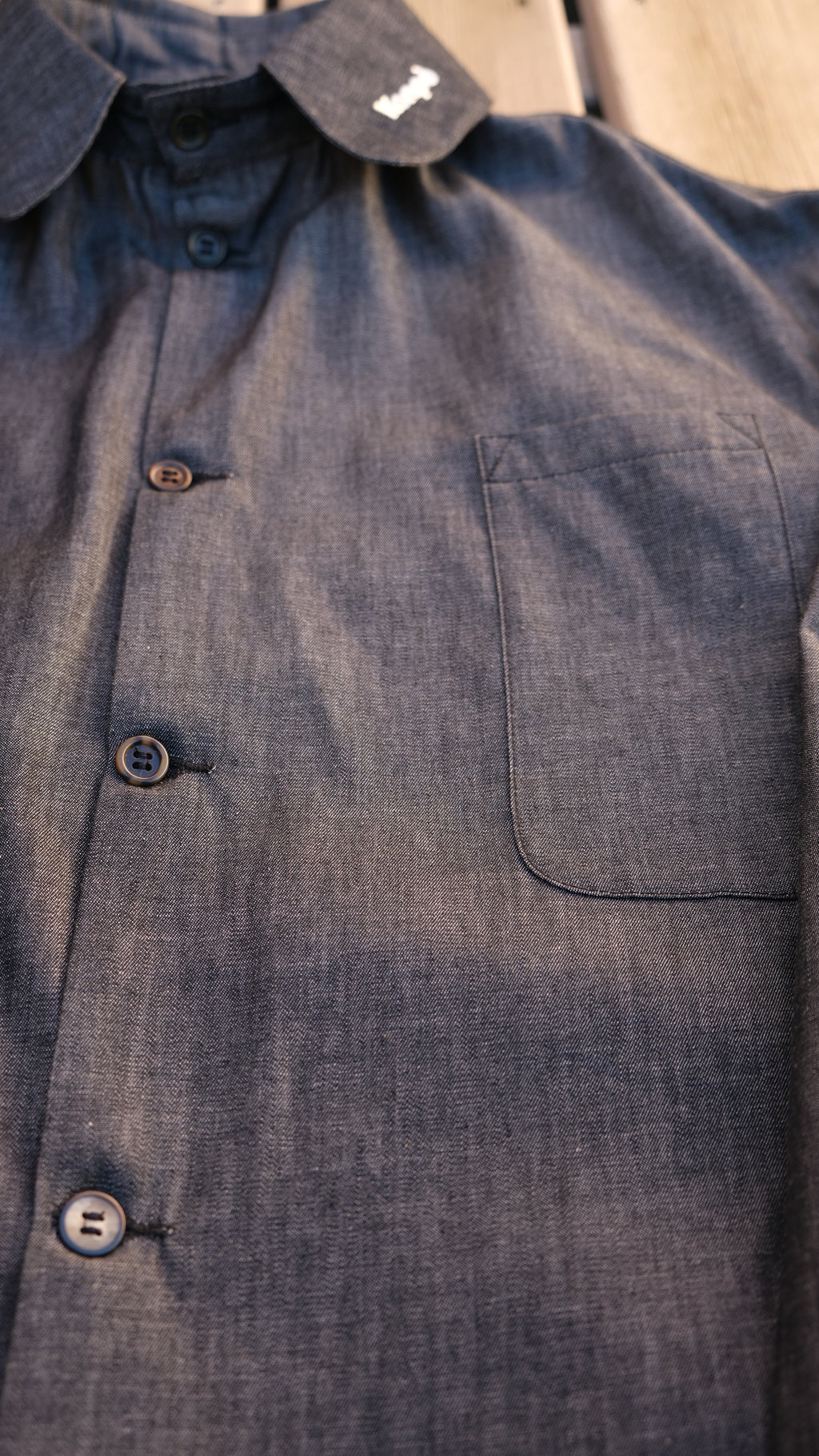 chemise oversized Gris Granit VERSION LONGUE
