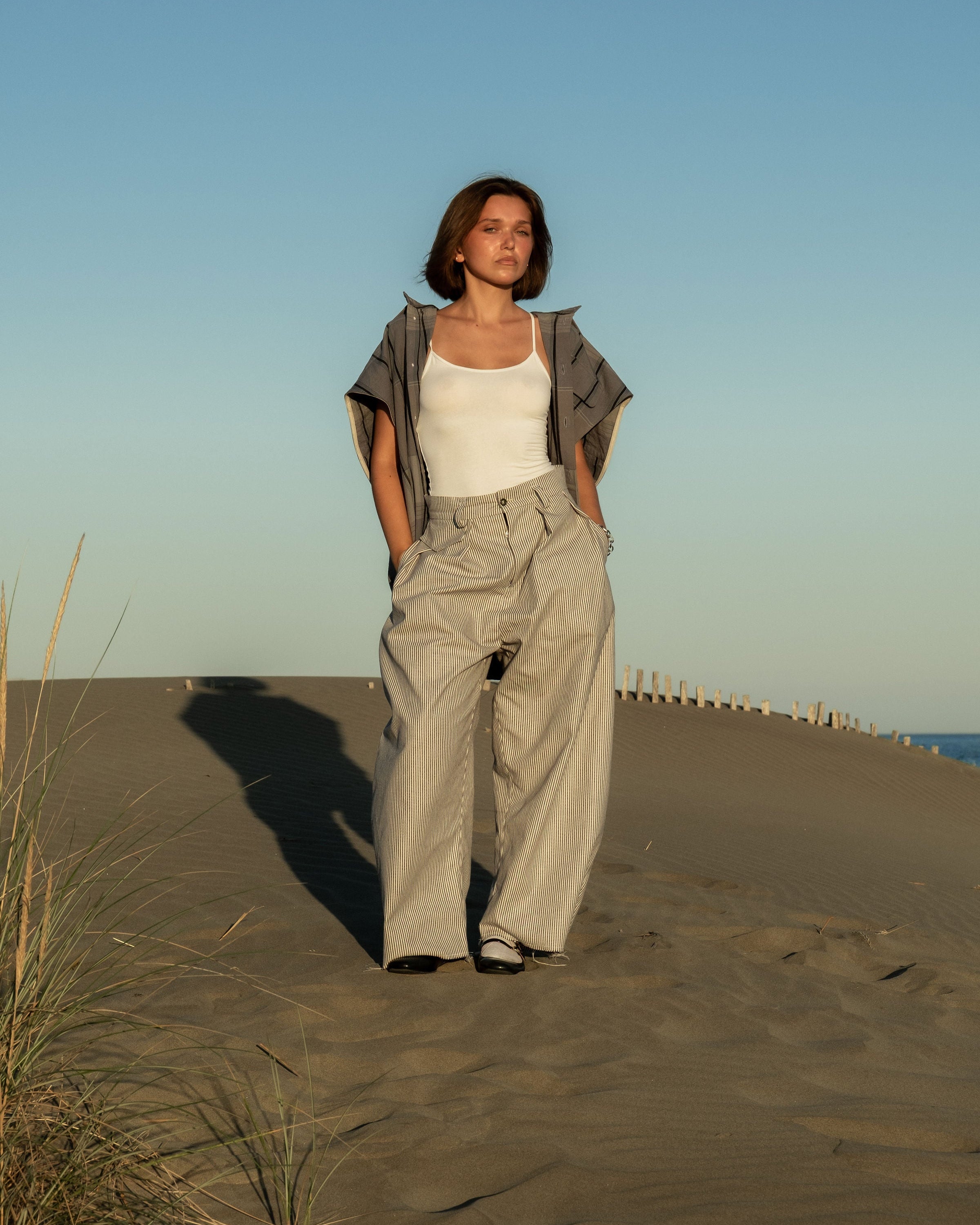 pantalon Brise Rayé